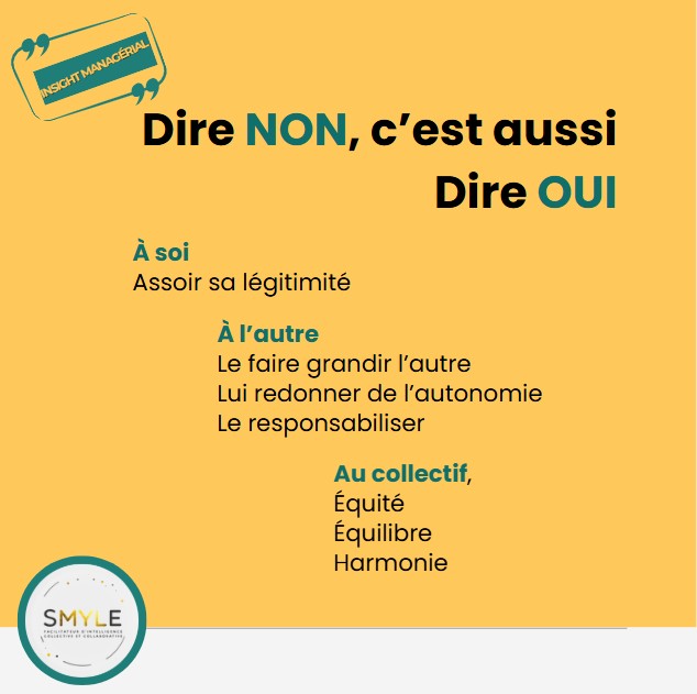 Savoir dire non quand on est manager